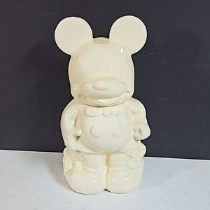 Mickey Minnie Cookie Jar Two sided Vintage